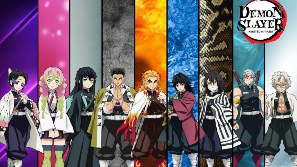 principaux personnages de demon slayer